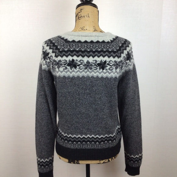 Eddie Bauer Wool Blend Cardigan Sweater Button Down - Picture 2 of 14